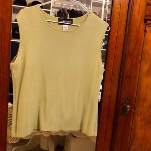 Sag Harbor sleeveless knit top,